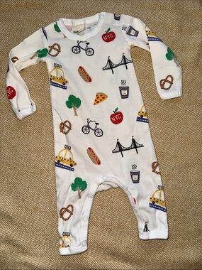 Estella organic baby NYC Icons Romper 3m